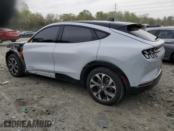 2021 Ford Mustang Mach-E Premium with VIN 3FMTK3R73MMA65934, listed as a Copart auction lot 52393445 with 46,272 mi miles and Salvage title. Bid and sale history available at DreamBid. Image 2.