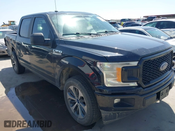 2019 Ford F-150 XL with VIN 1FTEW1CP1KKE90717, listed as a IAAI auction lot 41849276 with 113,241 mi miles and . Bid and sale history available at DreamBid. Image 1.