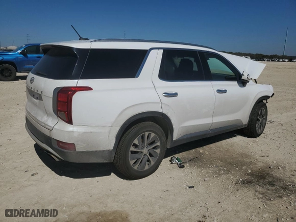 2020 Hyundai Palisade SEL with VIN KM8R24HE5LU036140, listed as a Copart auction lot 46286995 with 81,632 mi miles and Salvage Title. Bid and sale history available at carsss.com. Image 3.