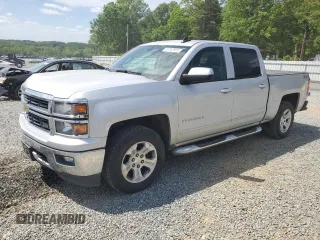 2015 Chevrolet Silverado 1500 LT with VIN 3GCUKREC4FG235301, listed as a Copart auction lot 51747915 with 179,033 mi miles and Salvage Title. Bid and sale history available at DreamBid. Image 1.