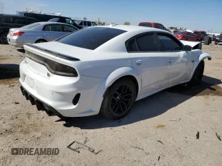 2021 Dodge Charger Scat Pack Widebody with VIN 2C3CDXGJ4MH526419, listed as a Copart auction lot 77953484 with 30,480 mi miles and Salvage Title. Bid and sale history available at DreamBid. Image 3.