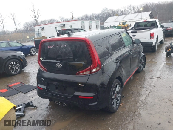2021 Kia Soul Turbo with VIN KNDJ53AF9M7746079, listed as a IAAI auction lot 41480282 with 65,010 mi miles and . Bid and sale history available at DreamBid. Image 4.