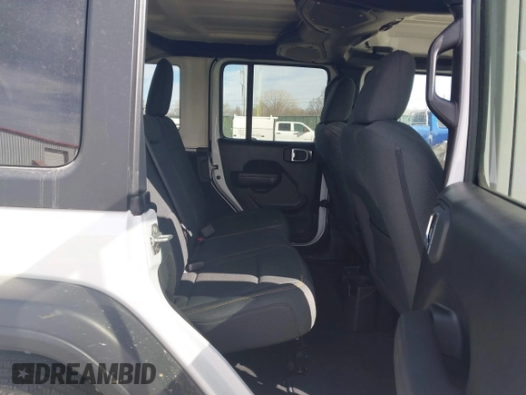2024 Jeep Wrangler Sport S with VIN 1C4PJXDN4RW300936, listed as a IAAI auction lot 41671073 with 6,195 mi miles and . Bid and sale history available at DreamBid. Image 8.