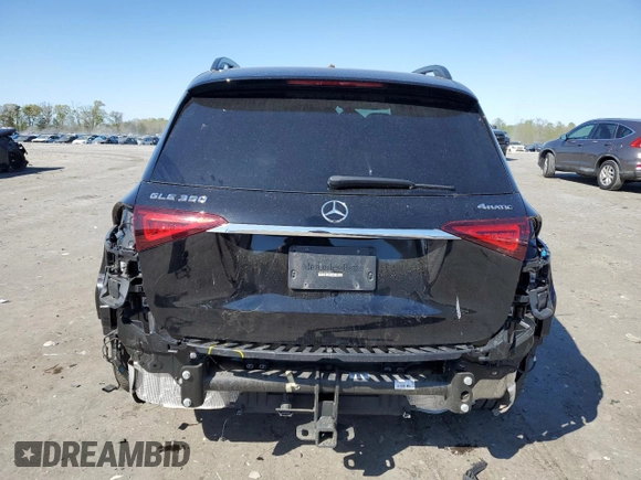 2023 Mercedes-Benz GLE 350 with VIN 4JGFB4KB4PA949819, listed as a Copart auction lot 53719765 with 25,514 mi miles and Salvage title. Bid and sale history available at DreamBid. Image 6.