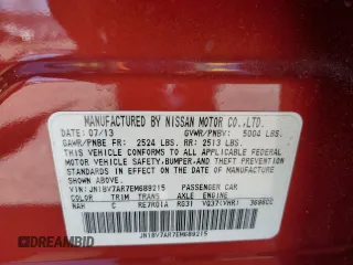 2014 Infiniti Q50 Premium with VIN JN1BV7AR7EM689215, listed as a Copart auction lot 53778625 with 110,164 mi miles and Salvage Title. Bid and sale history available at carsss.com. Image 14.