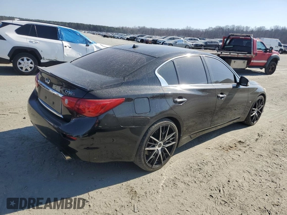2014 Infiniti Q50 Premium z VIN JN1BV7AP5EM671861, wystawiony jako Copart lot #46844125 z przebiegiem 132 124 mil mil oraz Szkoda całkowita • Salvage title. Historia ofert i sprzedaży dostępna na DreamBid. Obrazek 3.