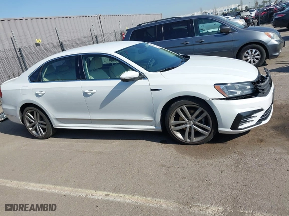 2017 Volkswagen Passat R-Line w/Comfort Pkg with VIN 1VWDT7A39HC014514, listed as a IAAI auction lot 41988227 with 87,038 mi miles. Bid and sale history available at carsss.com. Image 14.