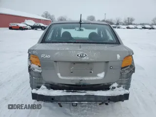 2010 Kia Rio with VIN KNADH4B33A6617736, listed as a Copart auction lot 45469215 with 233,539 mi miles and Clean Title. Bid and sale history available at DreamBid. Image 6.