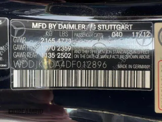 2013 Mercedes-Benz SL 550 with VIN WDDJK7DA4DF012896, listed as a Copart auction lot 64525115 with 114,456 mi miles and Non repairable. Bid and sale history available at DreamBid. Image 14.