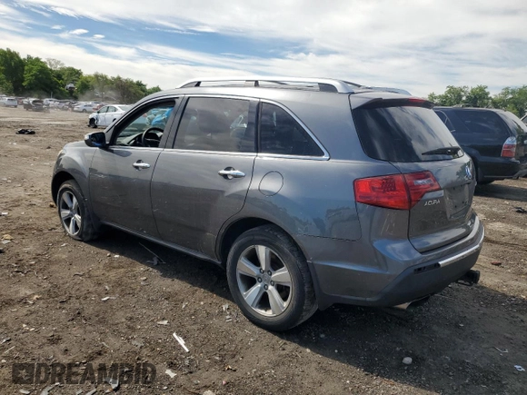 2010 Acura MDX Technology with VIN 2HNYD2H44AH524513, listed as a Copart auction lot 49031465 with Not Provided miles and Non Repairable. Bid and sale history available at DreamBid. Image 2.