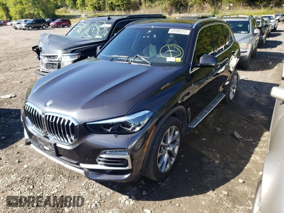 2020 BMW X5 xDrive40i with VIN 5UXCR6C05L9C58078, listed as a Copart auction lot 58996372 with 30,714 mi miles. Bid and sale history available at carsss.com. Image 2.