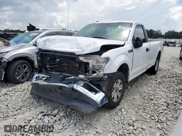 2018 Ford F-150 XL с VIN 1FTMF1CBXJKF62402, выставлен на аукционе Copart как лот 63579525 с пробегом 54 987 миль миль и Списание • Salvage title. История ставок и продаж доступна на DreamBid. Изображение 1.