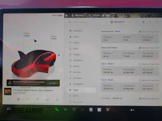 2022 Tesla Model 3 with VIN 5YJ3E1EA1NF288903, listed as a IAAI auction lot 41610215 with 96,050 mi miles and . Bid and sale history available at DreamBid. Image 7.