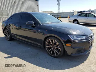 2018 Audi A4 Premium Plus with VIN WAUENAF42JA038894, listed as a Copart auction lot 57449545 with 57,247 mi miles and Salvage title. Bid and sale history available at DreamBid. Image 4.