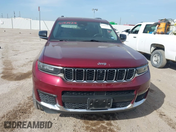 2021 Jeep Grand Cherokee Limited with VIN 1C4RJKBGXM8119742, listed as a IAAI auction lot 41839316 with 86,491 mi miles and . Bid and sale history available at DreamBid. Image 12.