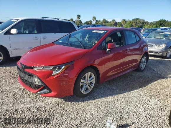 2021 Toyota Corolla Hatchback SE with VIN JTND4MBE7M3137782, listed as a Copart auction lot 74351024 with 32,593 mi miles and Non Repairable. Bid and sale history available at carsss.com. Image 1.