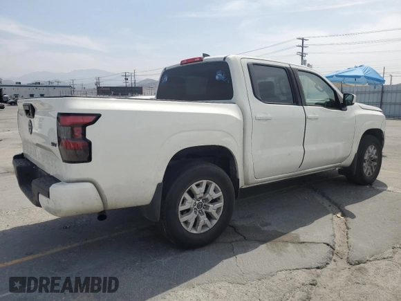 2022 Nissan Frontier SV with VIN 1N6ED1EJ2NN646598, listed as a Copart auction lot 58439325 with 56,882 mi miles and Salvage title. Bid and sale history available at DreamBid. Image 3.