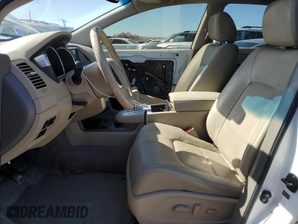 2012 Nissan Murano SL z VIN JN8AZ1MW9CW239132, wystawiony jako Copart lot #55807335 z przebiegiem 128 967 mil mil oraz Szkoda całkowita • Salvage title. Historia ofert i sprzedaży dostępna na DreamBid. Obrazek 7.