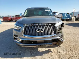 2018 Infiniti QX80 with VIN JN8AZ2NEXJ9195620, listed as a Copart auction lot 57509485 with 92,051 mi miles and Clean title. Bid and sale history available at DreamBid. Image 5.