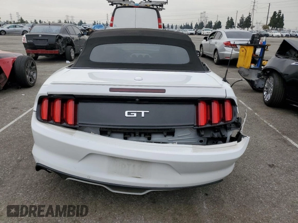 2016 Ford Mustang GT Premium with VIN 1FATP8FF1G5333992, listed as a Copart auction lot 47896715 with 89,661 mi miles and Salvage title. Bid and sale history available at DreamBid. Image 6.
