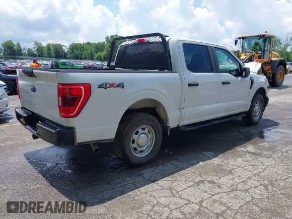 2022 Ford F-150 XL z VIN 1FTEW1EB9NKD69780, wystawiony jako IAAI lot #42572005 z przebiegiem Nie podano mil oraz . Historia ofert i sprzedaży dostępna na DreamBid. Obrazek 4.