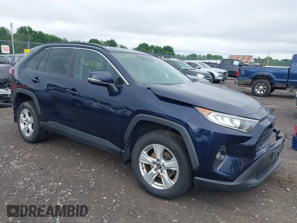 2019 Toyota RAV4 XLE with VIN 2T3P1RFVXKC057616, listed as a IAAI auction lot 42685158 with 148,661 mi miles and . Bid and sale history available at DreamBid. Image 1.