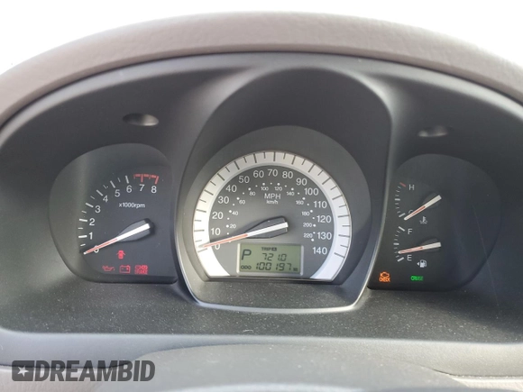 2007 Kia Spectra EX with VIN KNAFE121775427693, listed as a Copart auction lot 76727994 with 100,197 mi miles and Salvage Title. Bid and sale history available at carsss.com. Image 9.