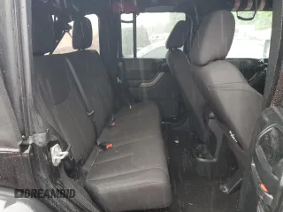 2017 Jeep Wrangler Unlimited Sport with VIN 1C4BJWDG8HL707809, listed as a Copart auction lot 57096085 with 34,959 mi miles and Salvage title. Bid and sale history available at DreamBid. Image 10.