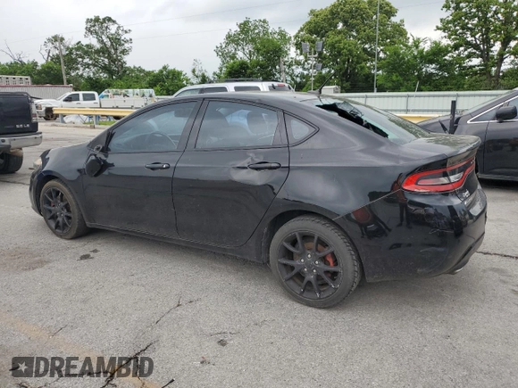 2013 Dodge Dart SXT with VIN 1C3CDFBA0DD289443, listed as a Copart auction lot 57347065 with 193,352 mi miles and Salvage title. Bid and sale history available at DreamBid. Image 2.
