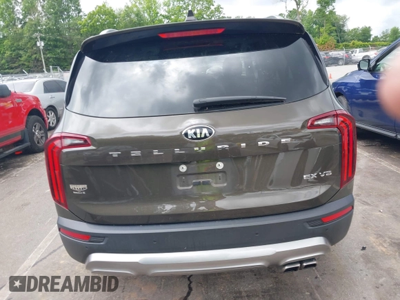 2020 Kia Telluride EX with VIN 5XYP34HC3LG088925, listed as a IAAI auction lot 42399123 with 30,106 mi miles and . Bid and sale history available at DreamBid. Image 16.