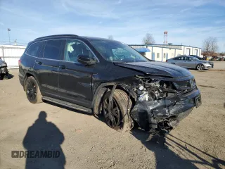 2021 Honda Pilot Special Edition with VIN 5FNYF6H20MB047823, listed as a Copart auction lot 47267825 with 57,103 mi miles and Salvage Title. Bid and sale history available at DreamBid. Image 4.