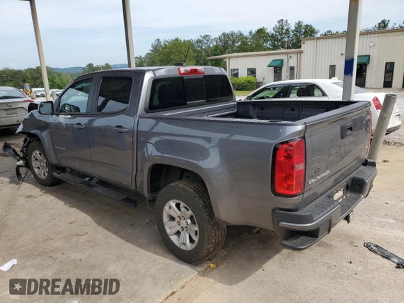 2022 Chevrolet Colorado 2WD LT z VIN 1GCGSCEN6N1103892, wystawiony jako Copart lot #57234055 z przebiegiem 66 185 mil mil oraz Szkoda całkowita • Salvage title. Historia ofert i sprzedaży dostępna na DreamBid. Obrazek 2.