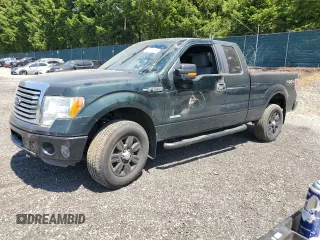 2012 Ford F-150 XL with VIN 1FTFX1ET9CFC80968, listed as a Copart auction lot 60466075 with 266,483 mi miles and Salvage title. Bid and sale history available at DreamBid. Image 1.