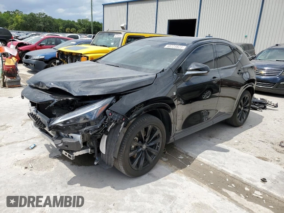 2022 Lexus NX with VIN JTJKGCEZXN5002648, listed as a Copart auction lot 48723823 with 18,647 mi miles. Bid and sale history available at carsss.com. Image 1.