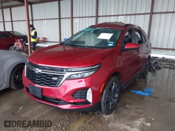 2023 Chevrolet Equinox RS with VIN 3GNAXMEG5PS135773, listed as a IAAI auction lot 42135401 with 49,749 mi miles and . Bid and sale history available at DreamBid. Image 17.