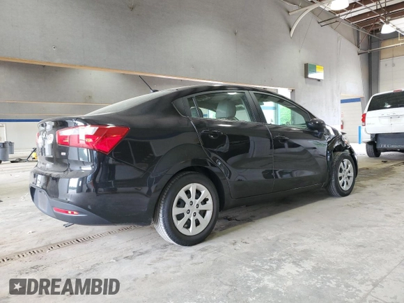 2014 Kia Rio LX with VIN KNADM4A33E6417068, listed as a Copart auction lot 54787885 with 98,078 mi miles and Salvage Title. Bid and sale history available at DreamBid. Image 3.