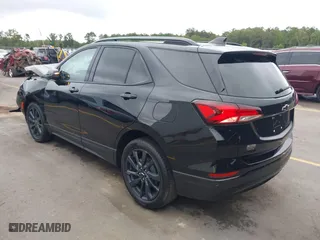 2024 Chevrolet Equinox RS with VIN 3GNAXMEG8RL149468, listed as a IAAI auction lot 40307628 with 8,791 mi miles. Bid and sale history available at carsss.com. Image 3.