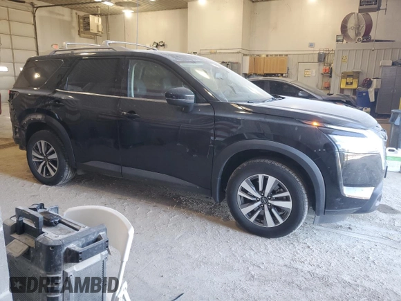 2022 Nissan Pathfinder SL with VIN 5N1DR3CCXNC223100, listed as a Copart auction lot 49056955 with 34,736 mi miles and Salvage title. Bid and sale history available at DreamBid. Image 4.