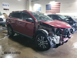 2018 Toyota RAV4 LE with VIN 2T3BFREV8JW740134, listed as a Copart auction lot 51108185 with 87,076 mi miles and Salvage Title. Bid and sale history available at carsss.com. Image 4.