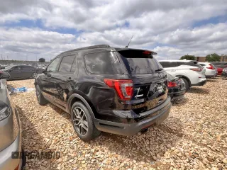 2018 Ford Explorer Sport with VIN 1FM5K8GT5JGA43588, listed as a Copart auction lot 54320345 with 148,996 mi miles and Salvage Title. Bid and sale history available at DreamBid. Image 2.