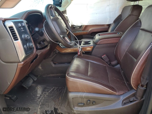 2015 Chevrolet Silverado 1500 High Country with VIN 3GCUKTEJ7FG496644, listed as a Copart auction lot 77672654 with 0 mi miles and Salvage Title. Bid and sale history available at carsss.com. Image 7.
