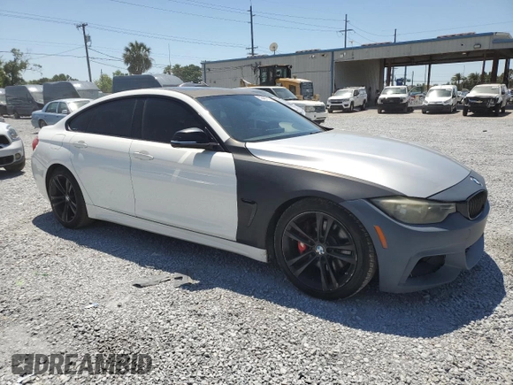 2015 BMW 4 Series 435i with VIN WBA4B1C54FD955276, listed as a Copart auction lot 53487175 with 138,549 mi miles and Clean Title. Bid and sale history available at carsss.com. Image 4.