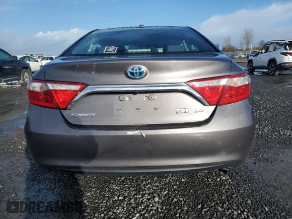 2017 Toyota Camry Hybrid LE with VIN 4T1BD1FK5HU213893, listed as a Copart auction lot 84765724 with 52,702 mi miles and Salvage Title. Bid and sale history available at carsss.com. Image 6.
