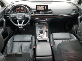 2018 Audi Q5 Premium Plus with VIN WA1BNAFY4J2208198, listed as a Copart auction lot 47483275 with 82,091 mi miles and Salvage Title. Bid and sale history available at DreamBid. Image 8.