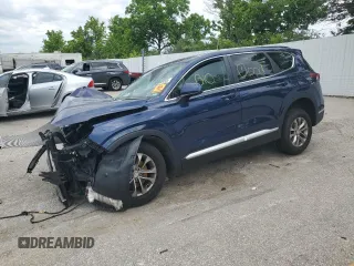 2019 Hyundai Santa Fe SE with VIN 5NMS23ADXKH006218, listed as a Copart auction lot 57344495 with Not provided miles and Non repairable. Bid and sale history available at DreamBid. Image 1.