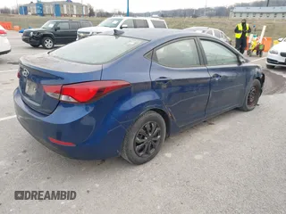 2016 Hyundai Elantra SE with VIN 5NPDH4AE7GH672890, listed as a IAAI auction lot 41087145 with 157,540 mi miles. Bid and sale history available at carsss.com. Image 4.