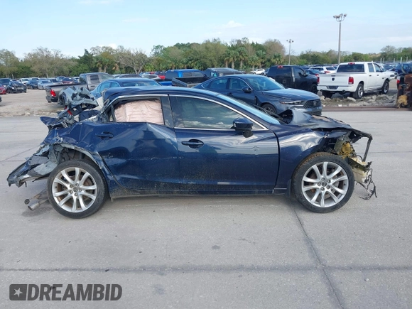 2015 Mazda 6 i Touring with VIN JM1GJ1V54F1189888, listed as a IAAI auction lot 41731193 with Not Provided miles. Bid and sale history available at carsss.com. Image 12.