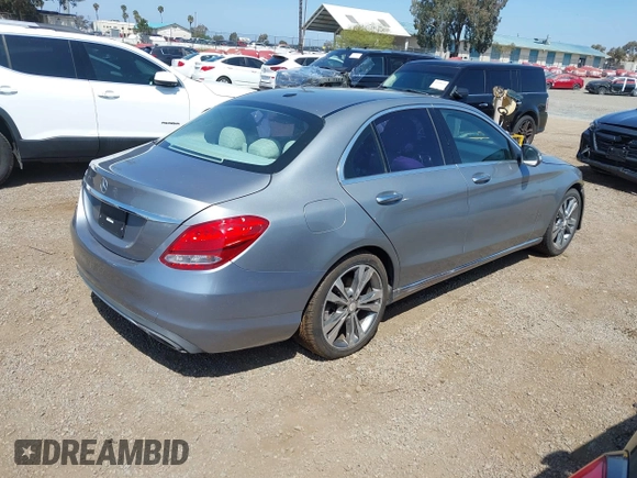 2015 Mercedes-Benz C 300 with VIN 55SWF4JB0FU061535, listed as a IAAI auction lot 42064350 with 103,051 mi miles and . Bid and sale history available at carsss.com. Image 4.