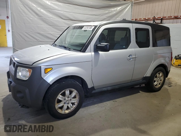 2008 Honda Element EX with VIN 5J6YH277X8L010291, listed as a Copart auction lot 53293195 with 166,553 mi miles and Clean Title. Bid and sale history available at DreamBid. Image 1.