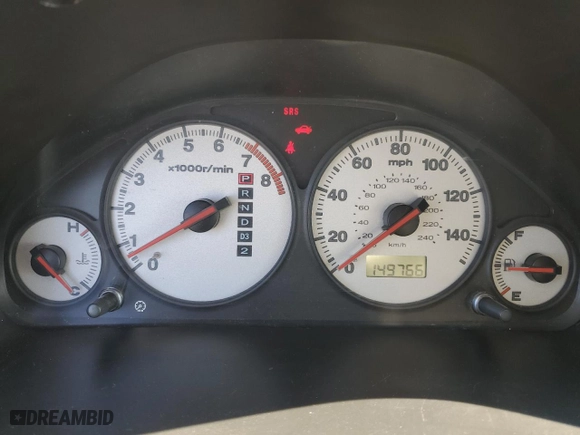 2002 Honda Civic LX with VIN 2HGES16692H526502, listed as a Copart auction lot 48335625 with 149,766 mi miles and Salvage Title. Bid and sale history available at carsss.com. Image 9.